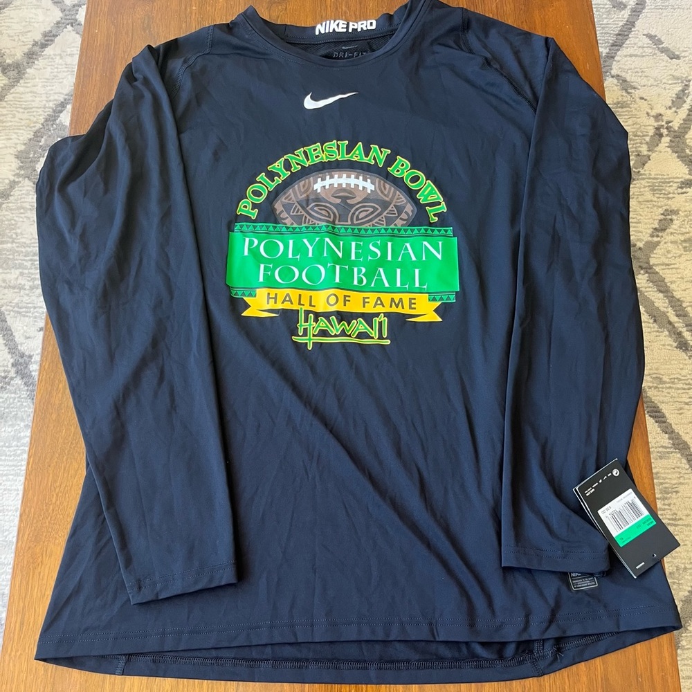 Nike pro Polynesian hall of fame long sleeve